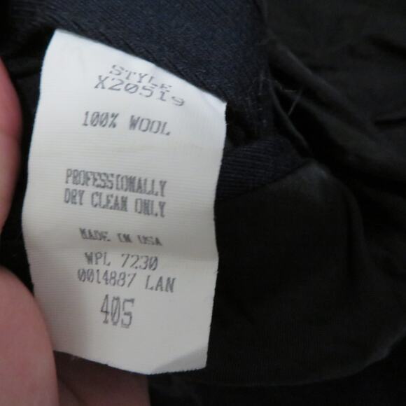 San Francisco Police Department Women Sz S Navy Blue Vintage Cropped Wool Jacket - Picture 6 of 6